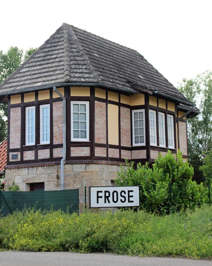 "Altes Stellwerk Frose" Am Froser See Zewnętrze zdjęcie