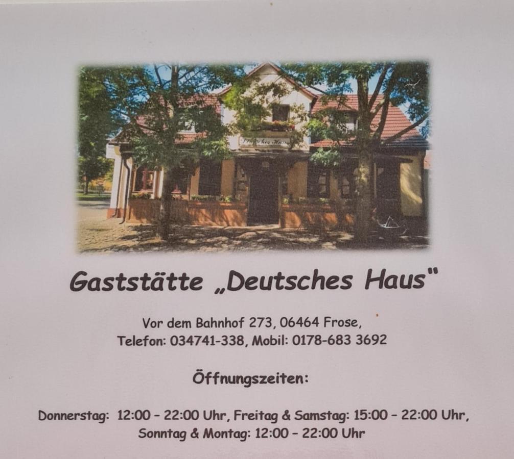 "Altes Stellwerk Frose" Am Froser See Zewnętrze zdjęcie