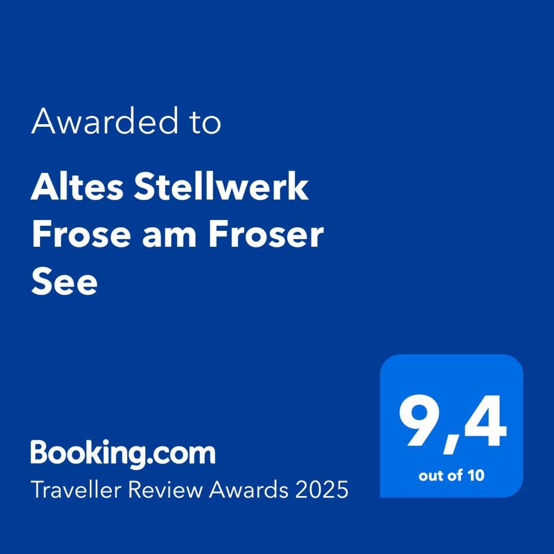 "Altes Stellwerk Frose" Am Froser See Zewnętrze zdjęcie