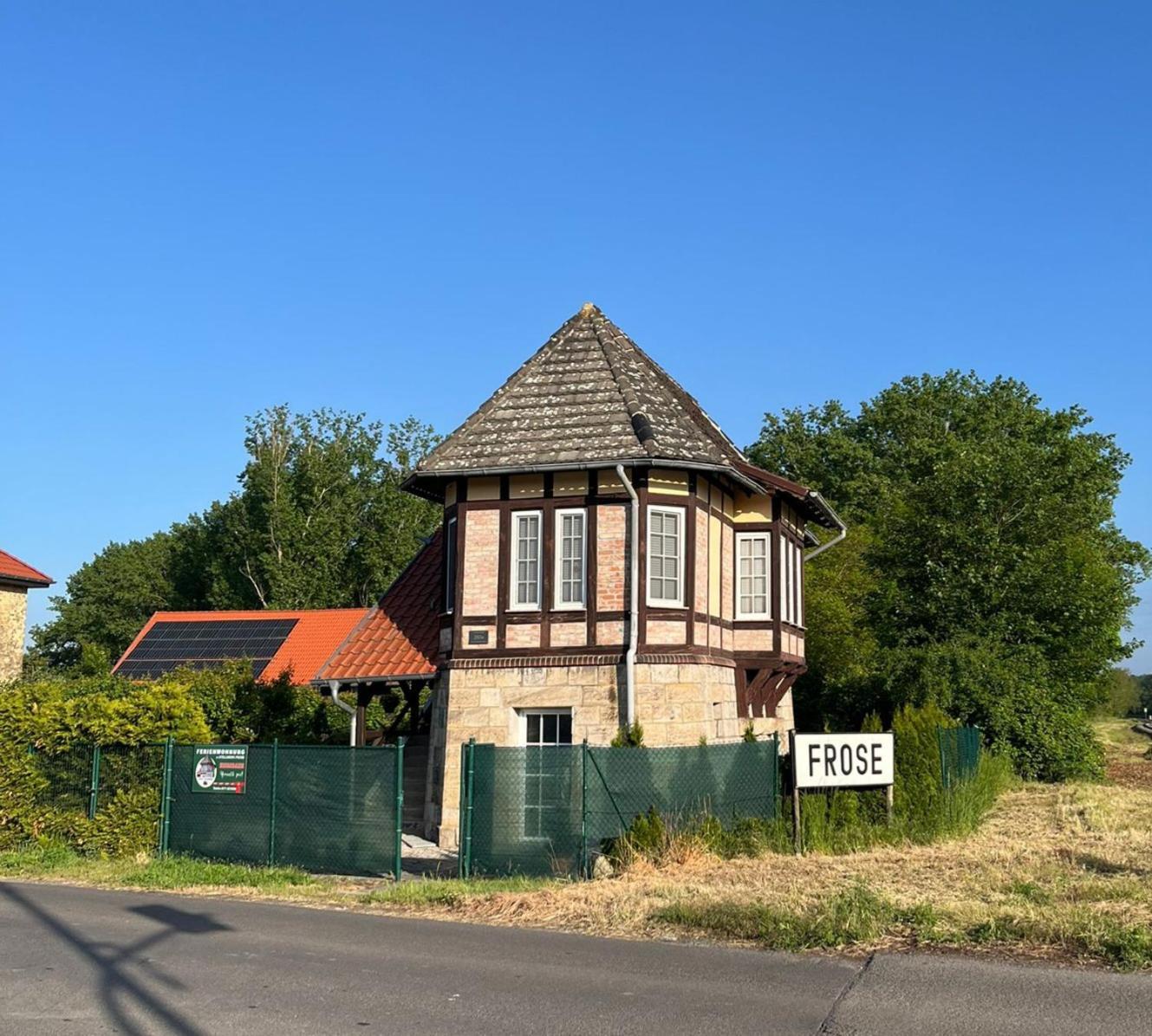 "Altes Stellwerk Frose" Am Froser See Zewnętrze zdjęcie